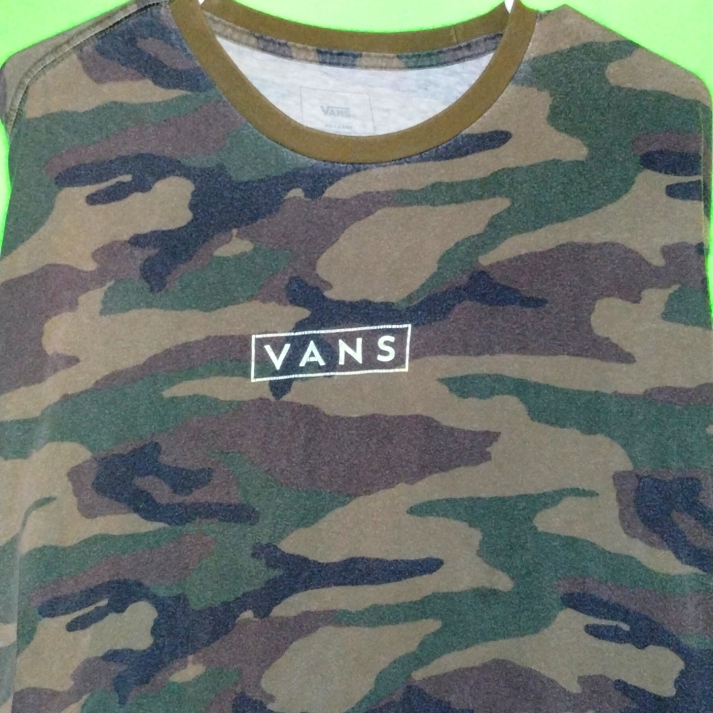 Camouflage Vans streetwear clothes
